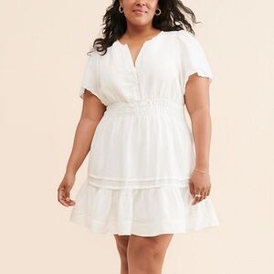 Anthropologie Linen Dress